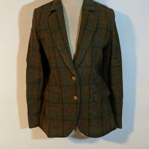 NWT Boast Wool Brown Harris Tweed Jacket Size XS